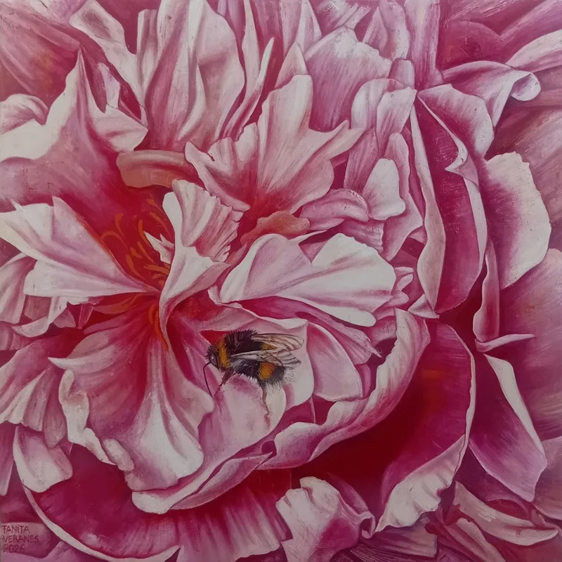 Peony and Bumblebee